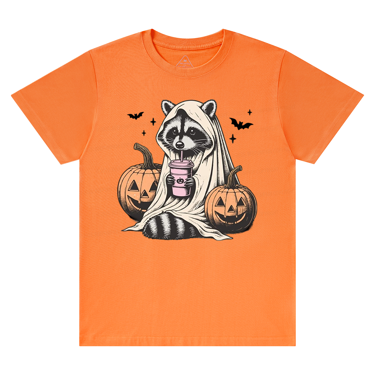 Cute Raccoon Ghost T-Shirts Beepumpkin
