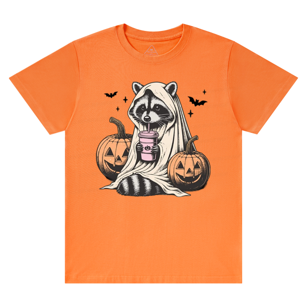 Cute Raccoon Ghost T-Shirts Beepumpkin