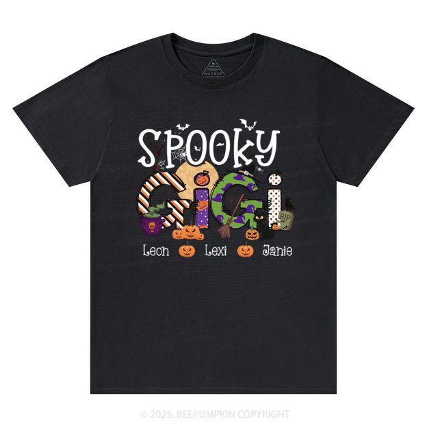 Personalized Spooky Gigi T-Shirts Beepumpkin