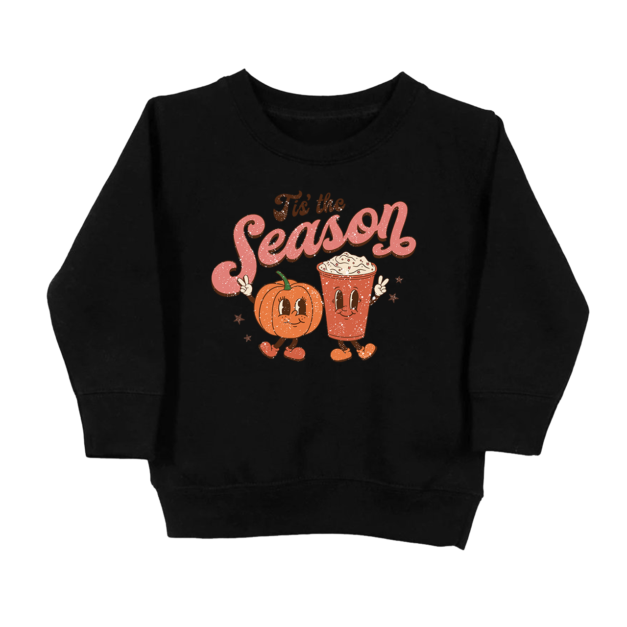 Tis' The Season Pumpkin Halloween Kids Sweatshirt