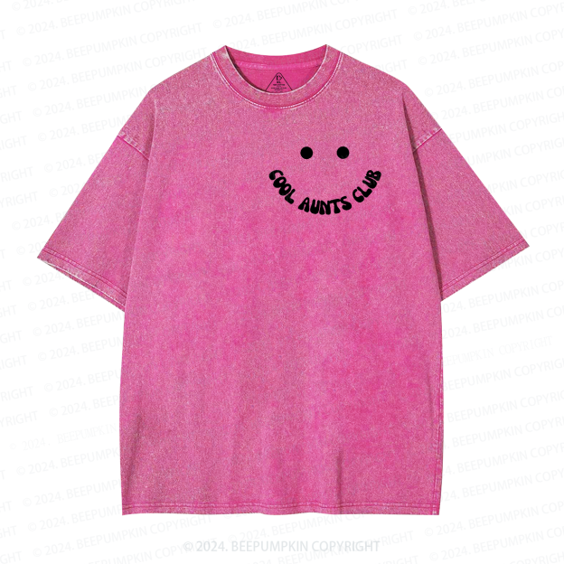 Cool Aunts Club Washed T-Shirts 