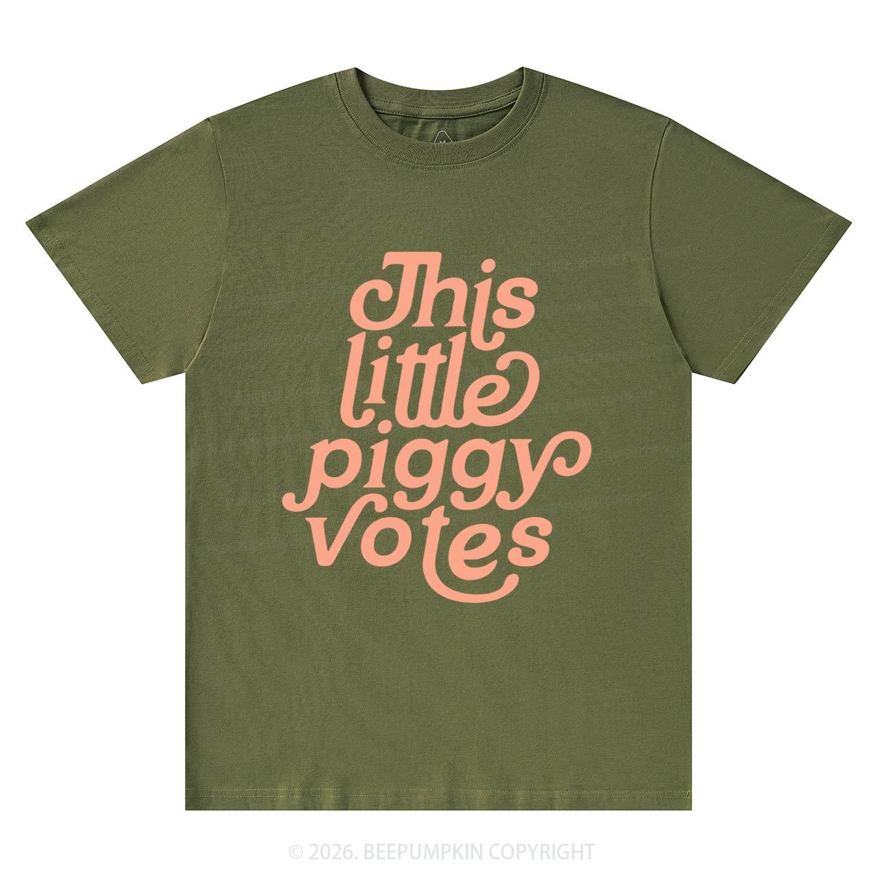 This Little Piggy Votes T-Shirts Beepumpkin
