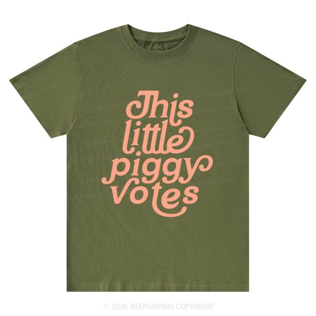 This Little Piggy Votes T-Shirts Beepumpkin