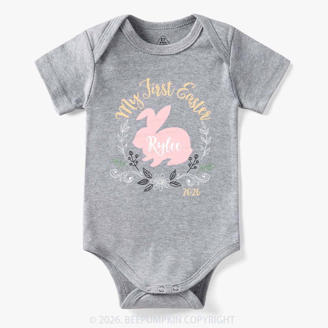 My First Easte Adorable Personalized Bodysuit For Baby