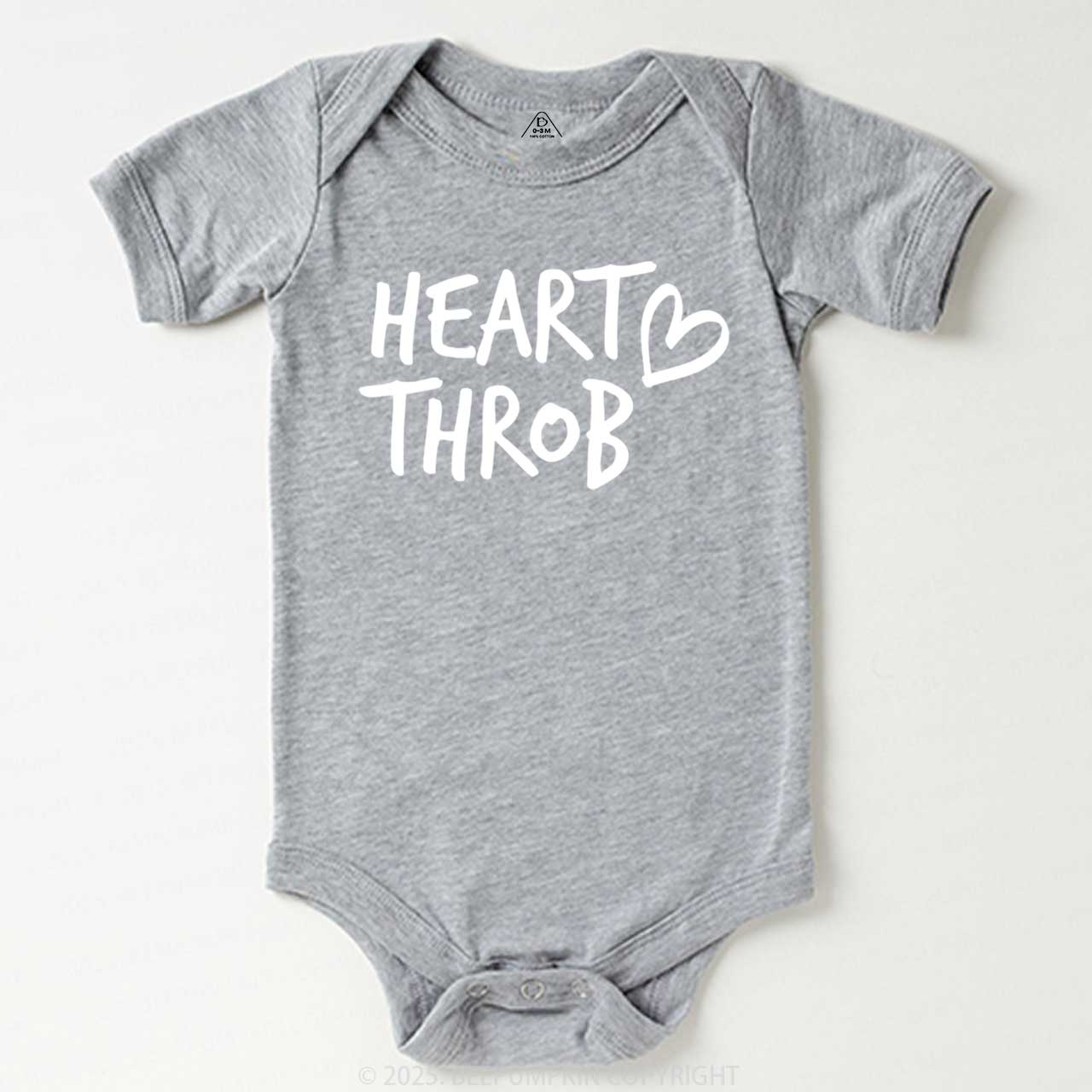 Heart Throb Valentine Bodysuit Beepumpkin
