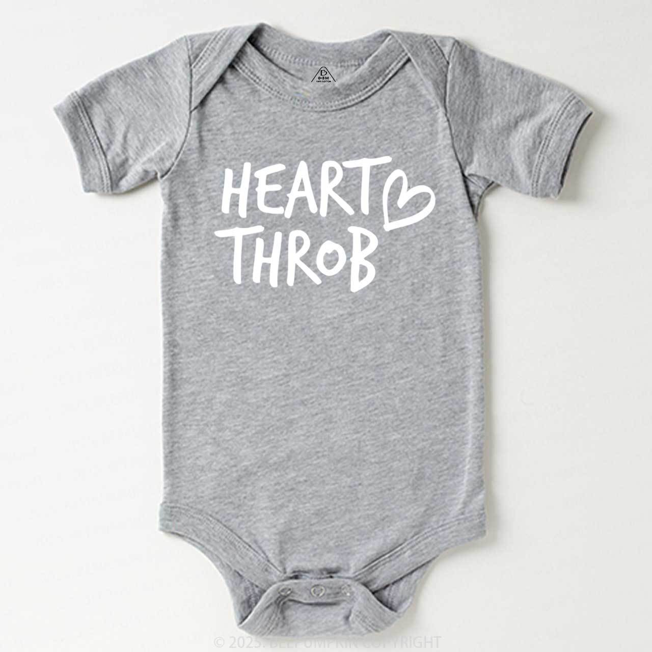 Heart Throb Valentine Bodysuit Beepumpkin