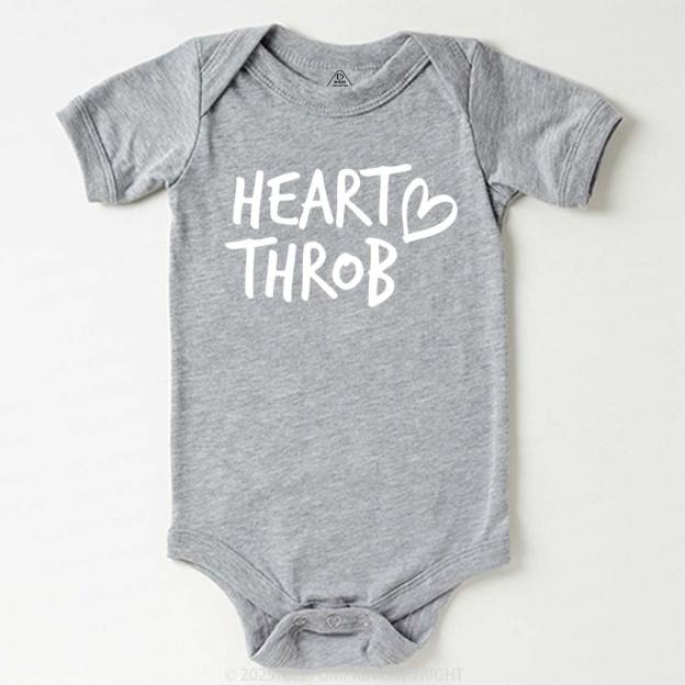 Heart Throb Valentine Bodysuit Beepumpkin