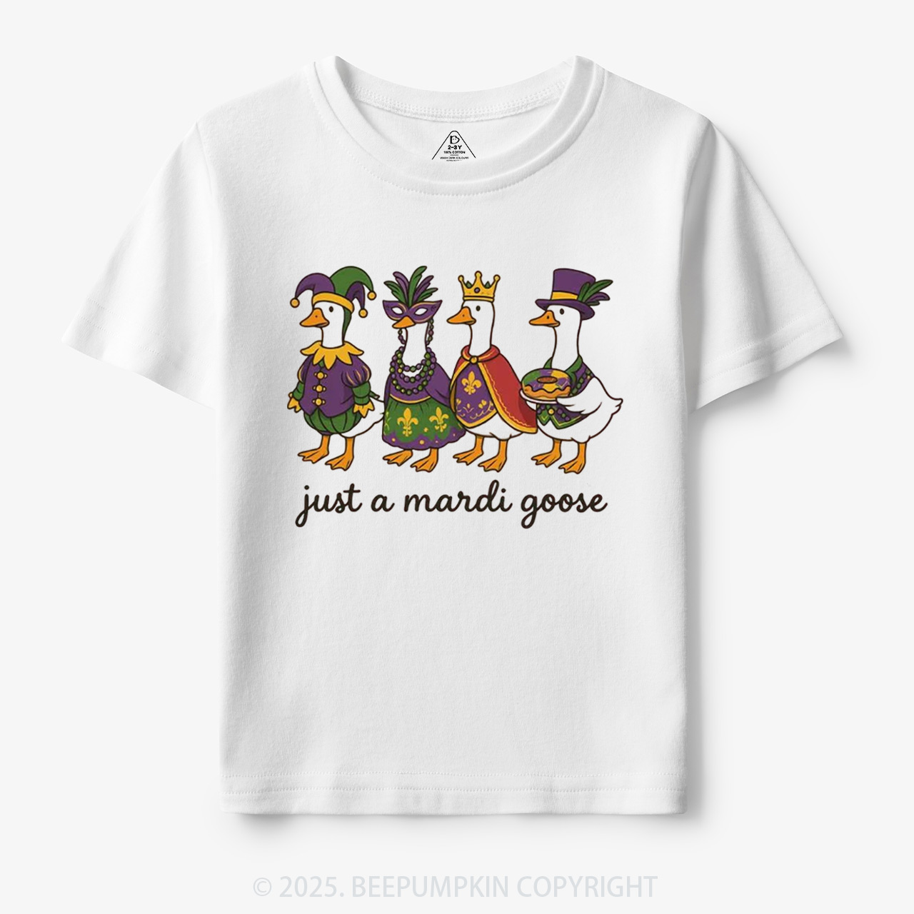 Just A Mardi Goose Toddler&Kid's Tees Beepumpkin