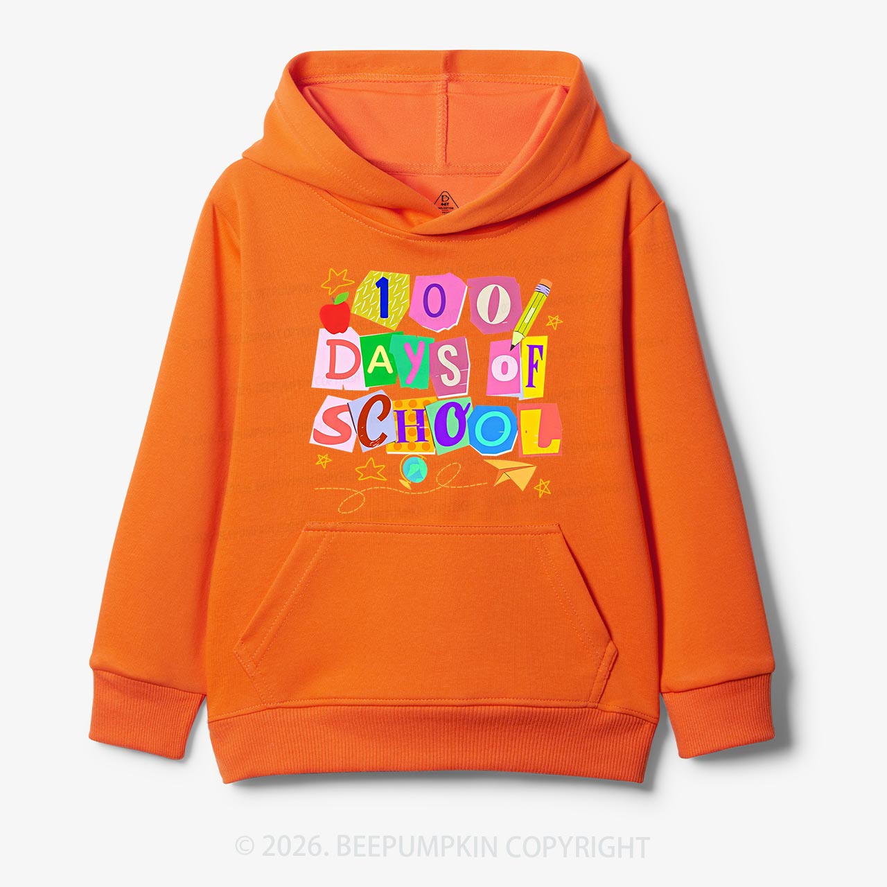 Crafty Classroom 100 Days Edition School Toddler&Kid's Hoodies