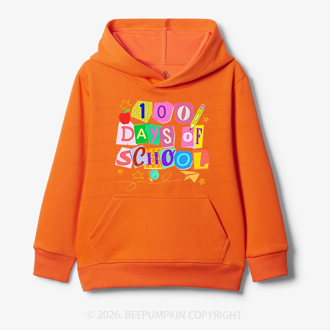 Crafty Classroom 100 Days Edition School Toddler&Kid's Hoodies