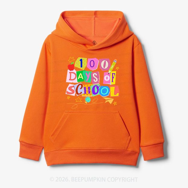 Crafty Classroom 100 Days Edition School Toddler&Kid's Hoodies