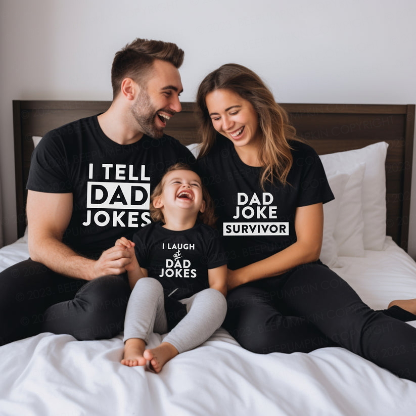 DAD JOKES Family Matching Shirts