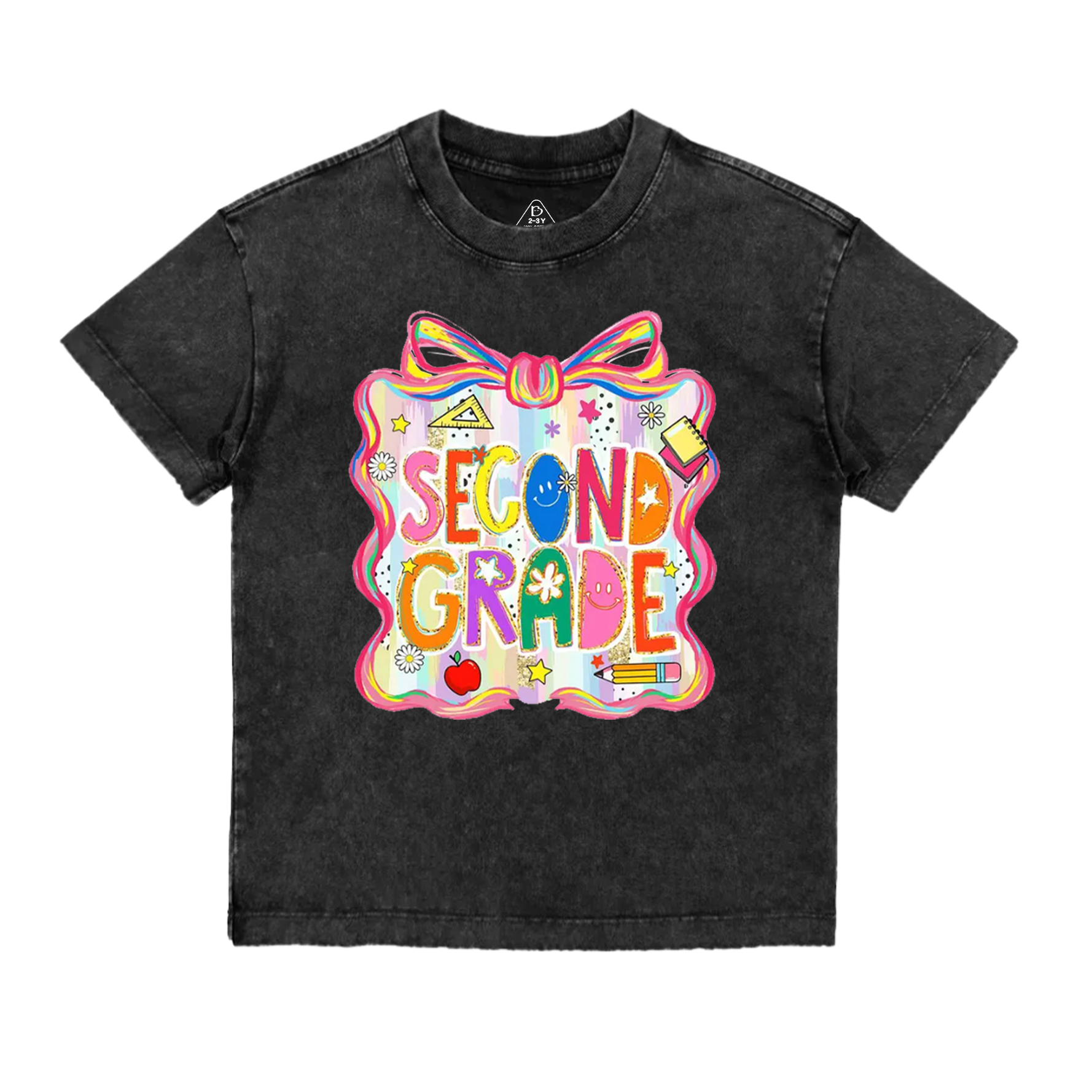 Personalized Colorful Gift Bags Toddler&Kids Washed Tees