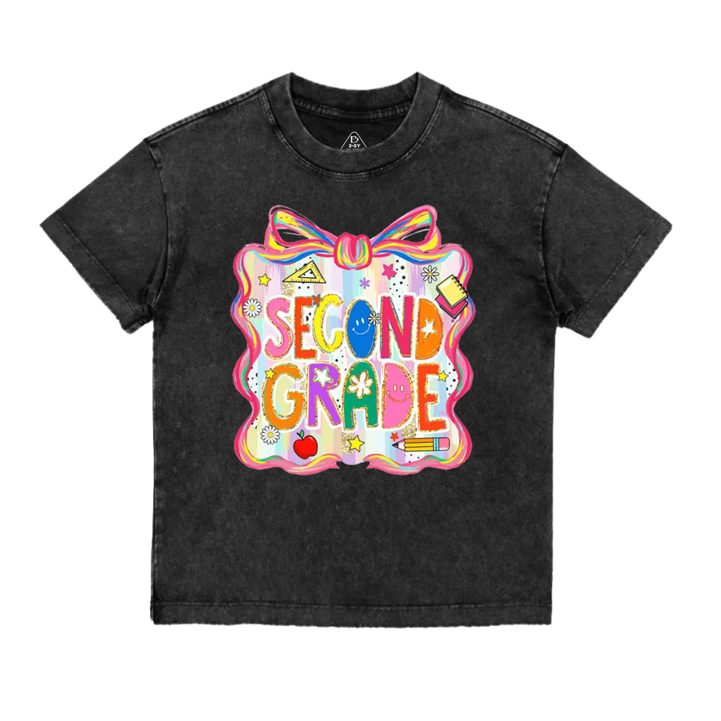 Personalized Colorful Gift Bags Toddler&Kids Washed Tees