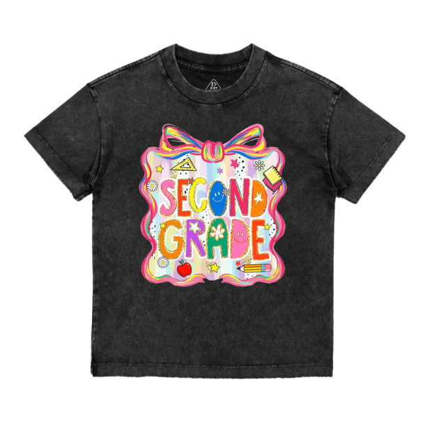 Personalized Colorful Gift Bags Toddler&Kids Washed Tees