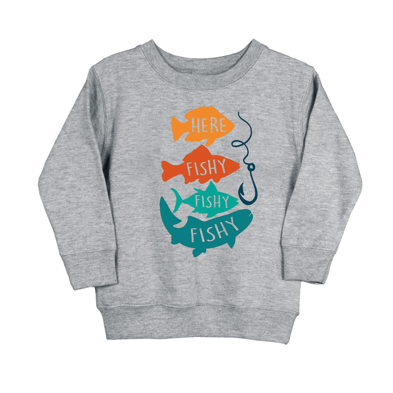 Retro Fishing Kids Sweatshirt