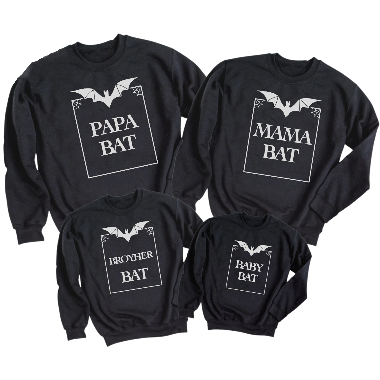 Family Bat  Matching Sweatshirt