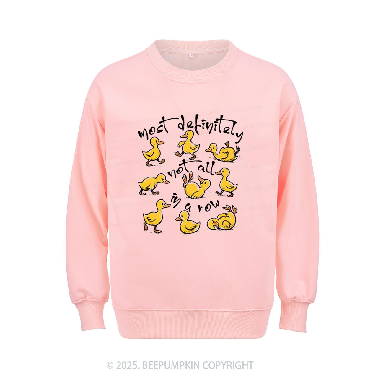 Funny Ducks Not All In A Row Sweatshirt Beepumpkin