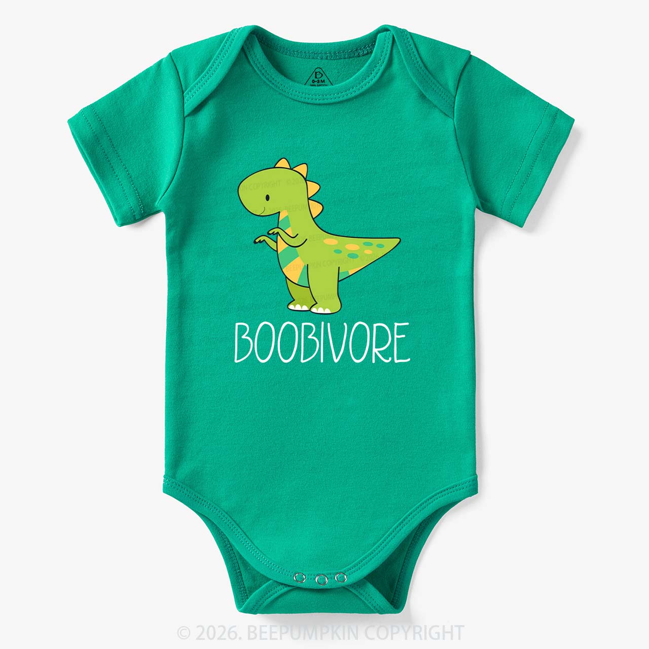 Funny Boobivore Dinosaur Bodysuit