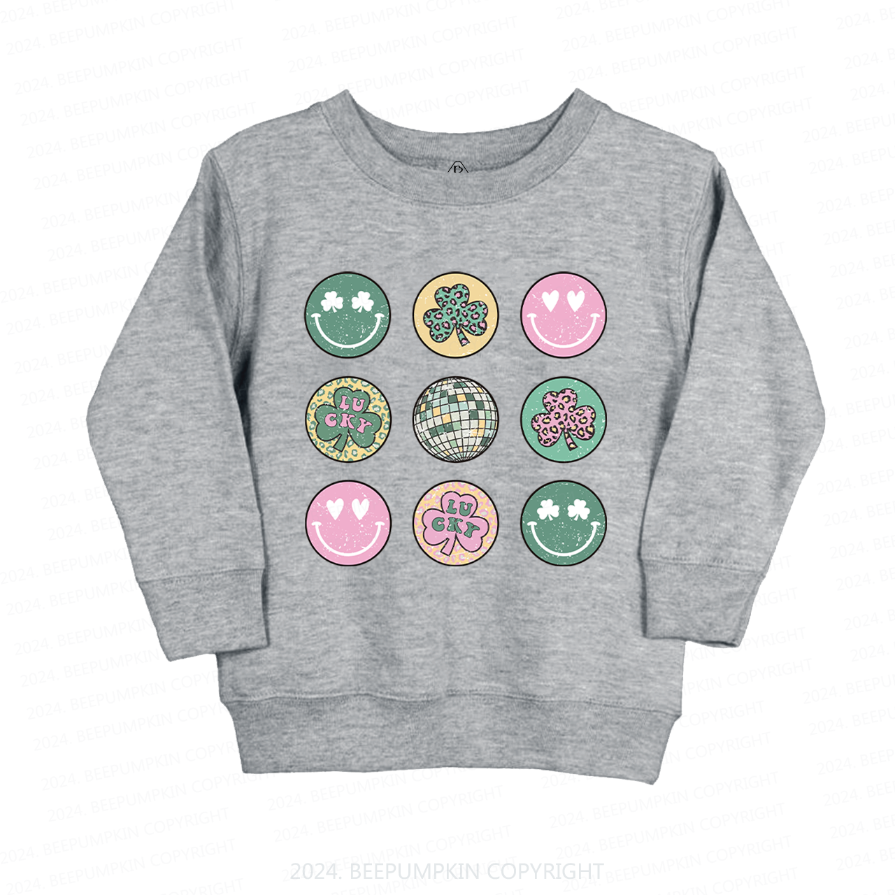 Retro St Patrick's Disco Kids Sweatshirt