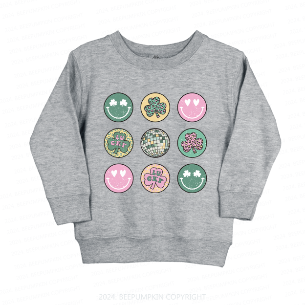 Retro St Patrick's Disco Kids Sweatshirt