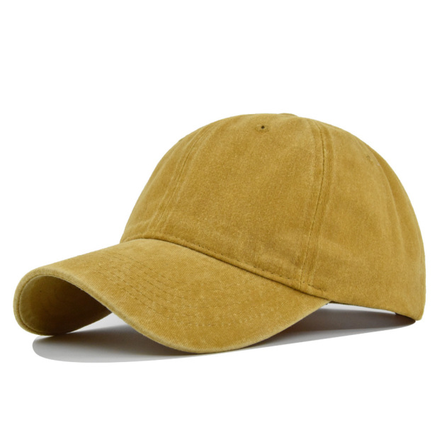 Adult Distressed Washed Peaked Cap