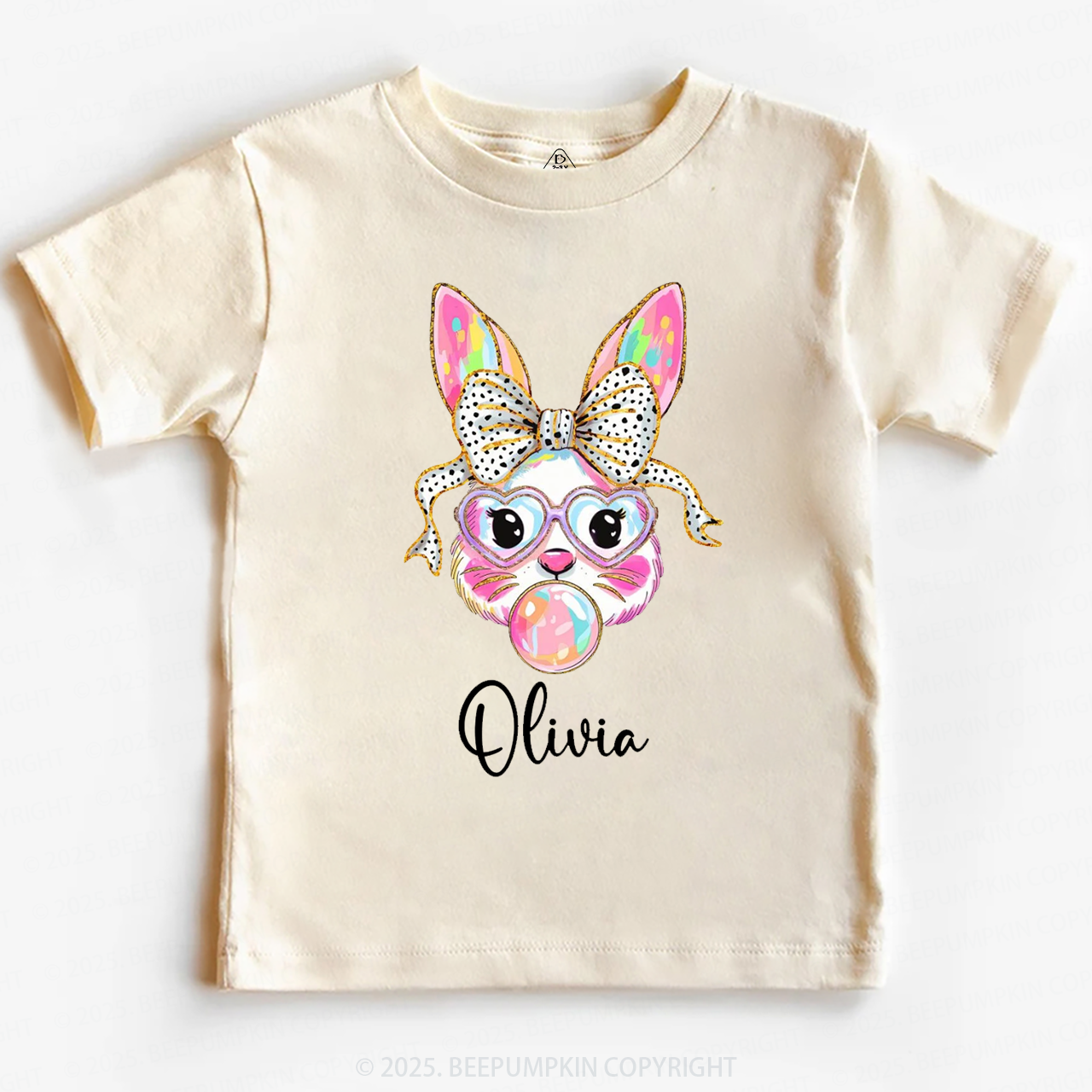 Personalized Easter Bunny Toddler&Kid's Tees Beepumpkin