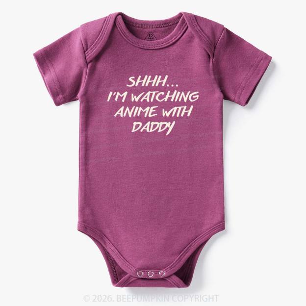 Shhh... I'm Watching Anime With Daddy Bodysuit