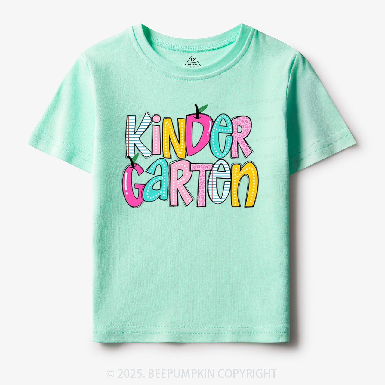 Personalized Colorful Grades Toddler&Kid's Tees Beepumpkin