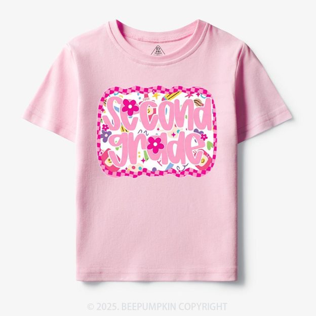 Personalized Pink School Magic Toddler&Kid's Tees Beepumpkin