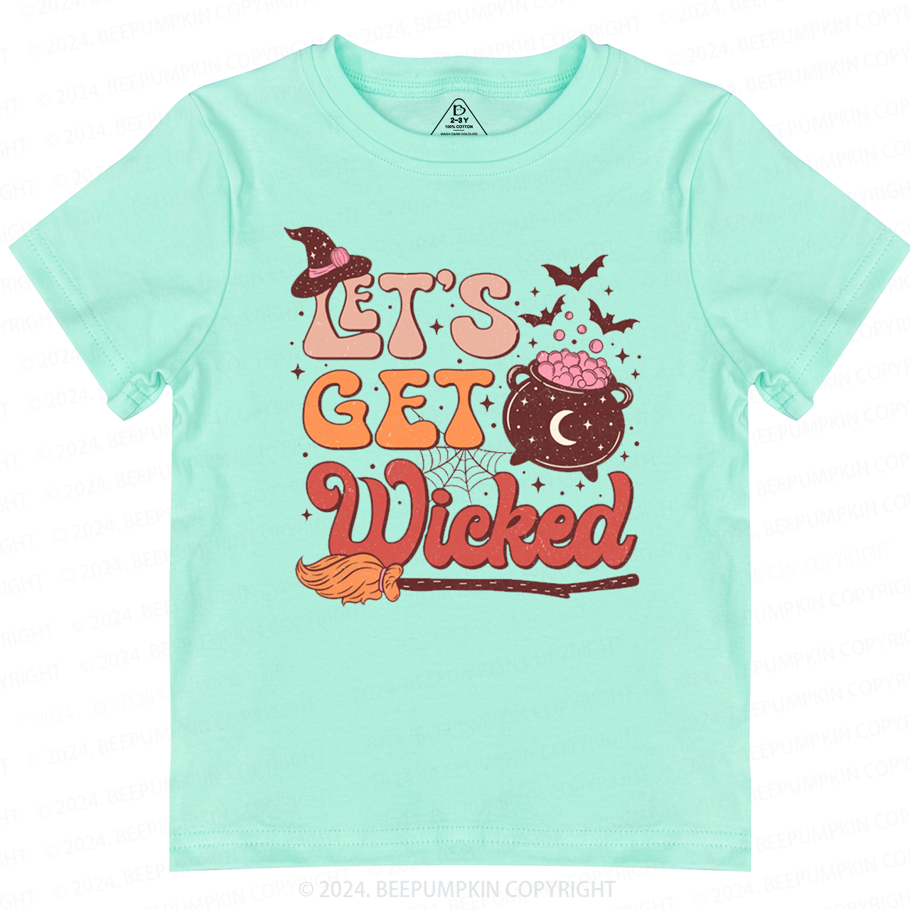 Let's Get Wicked Halloween Toddler&Kids Tees 