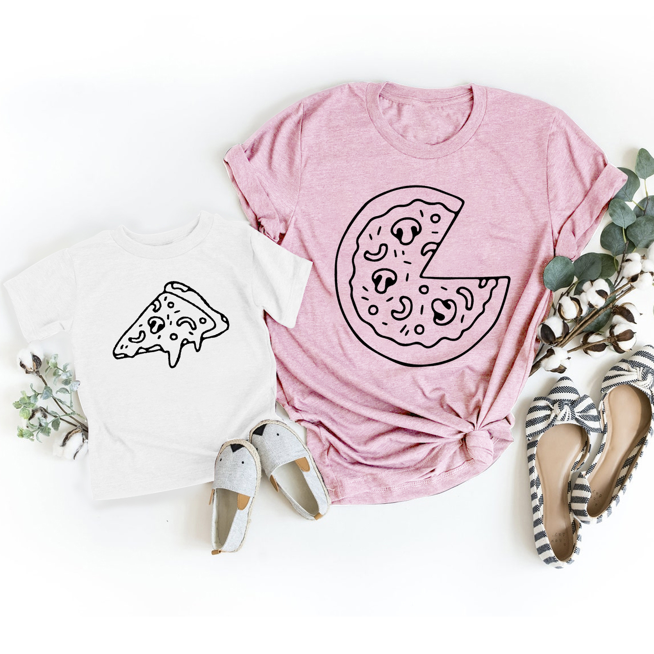 Piece Of Pizza Mom&Me Shirt