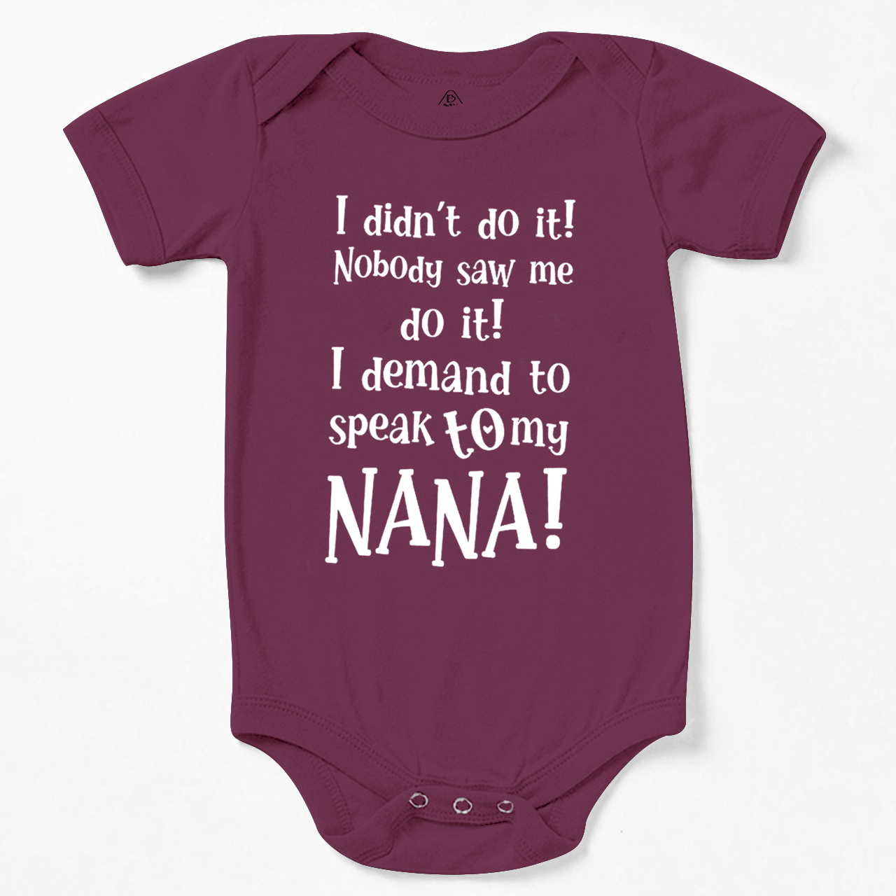 Personalized I Demand To Speak To My Nana Bodysuit Beepumpkin