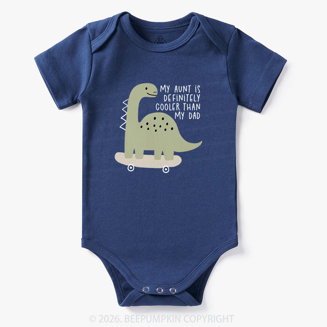 Dino My Aunt Is Cooler Than My Dad Bodysuit