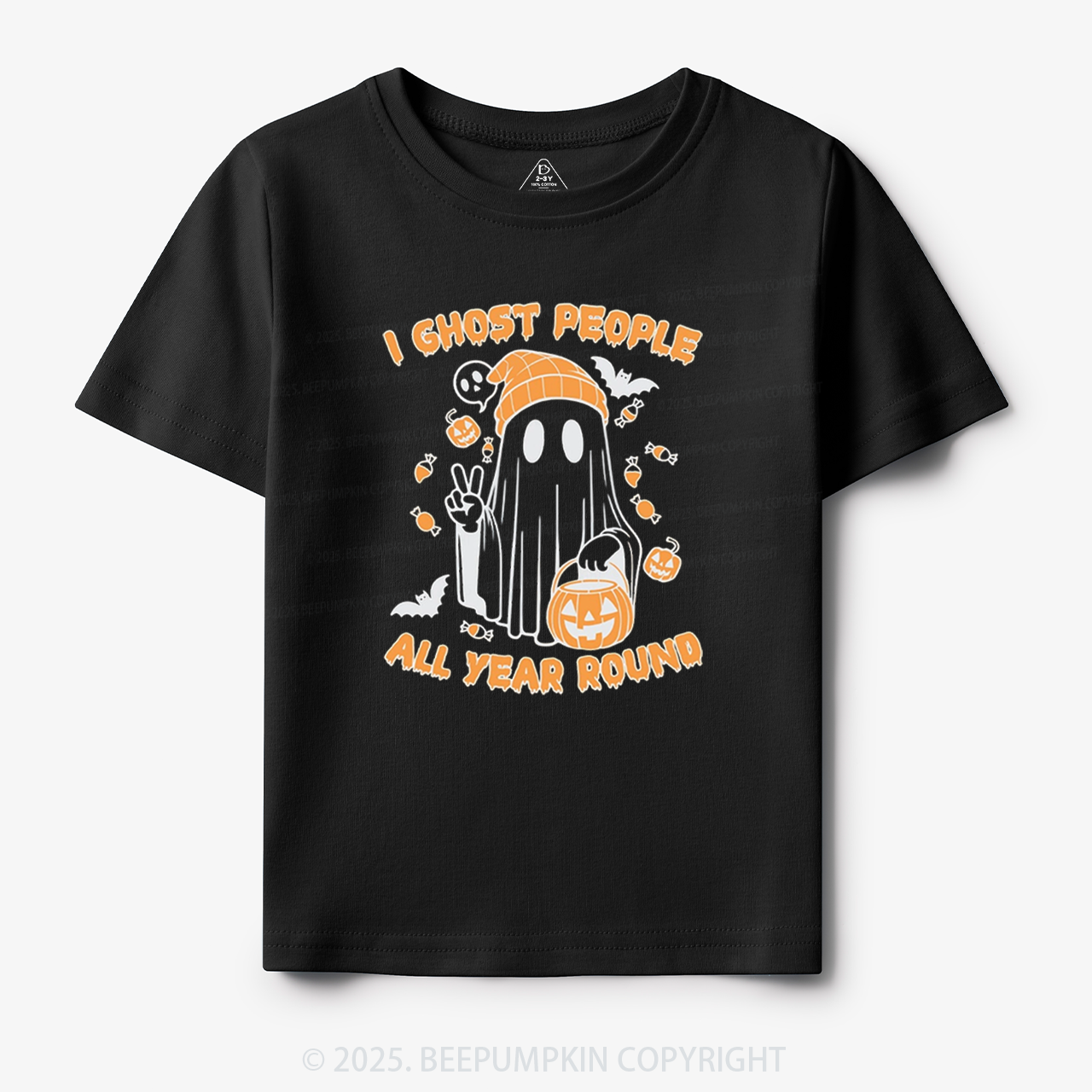 I Ghost People All Year Round Toddler&Kid's Tees Beepumpkin