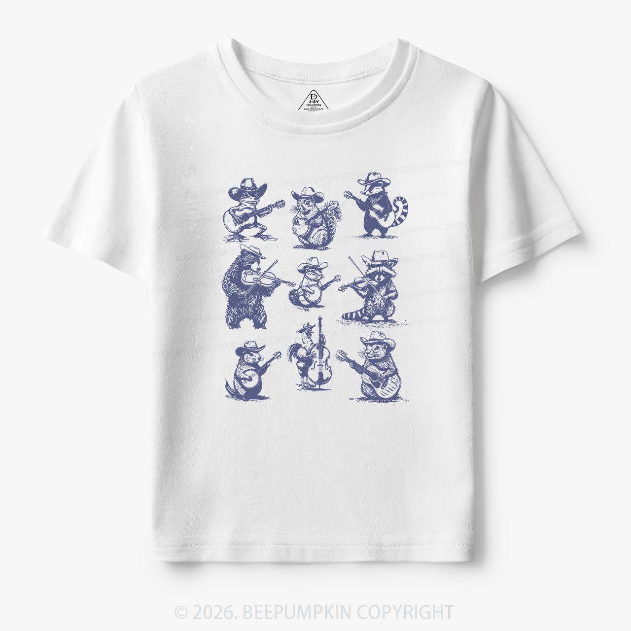 Animal Musicians Toddler&Kid's Tees