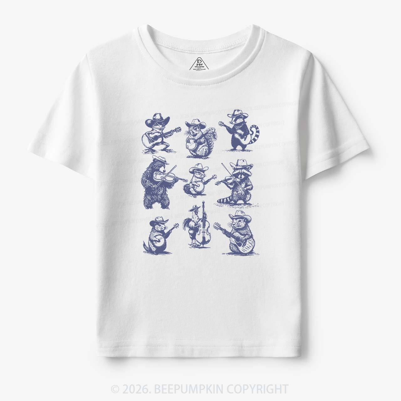 Animal Musicians Toddler&Kid's Tees