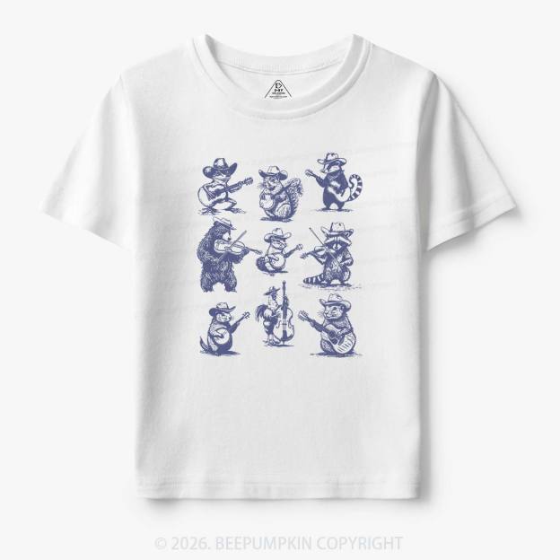 Animal Musicians Toddler&Kid's Tees