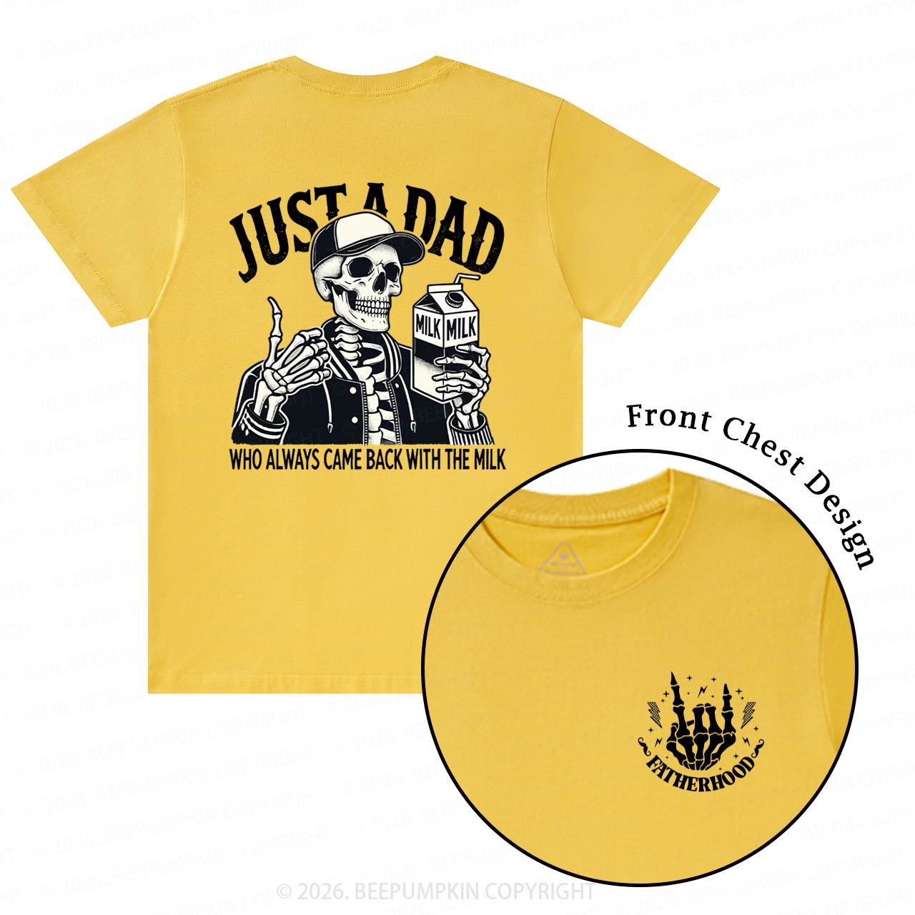 Just A Dad Who Always Came Back With The Milk T-Shirts