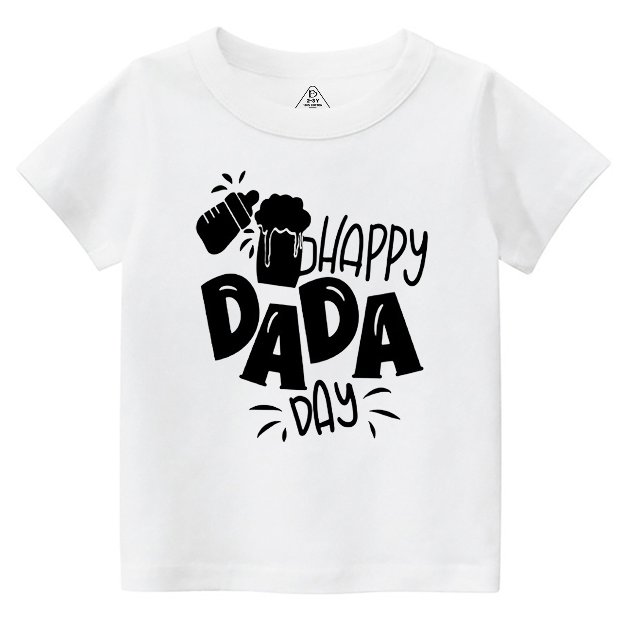 Happy Dada Day Toddler&Kid's Tees Beepumpkin