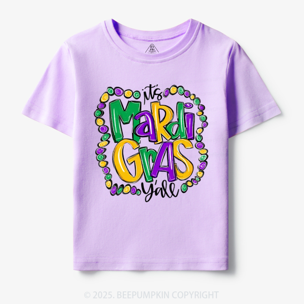It’s Mardi Gras Y’all! Toddler&Kid's Tees Beepumpkin