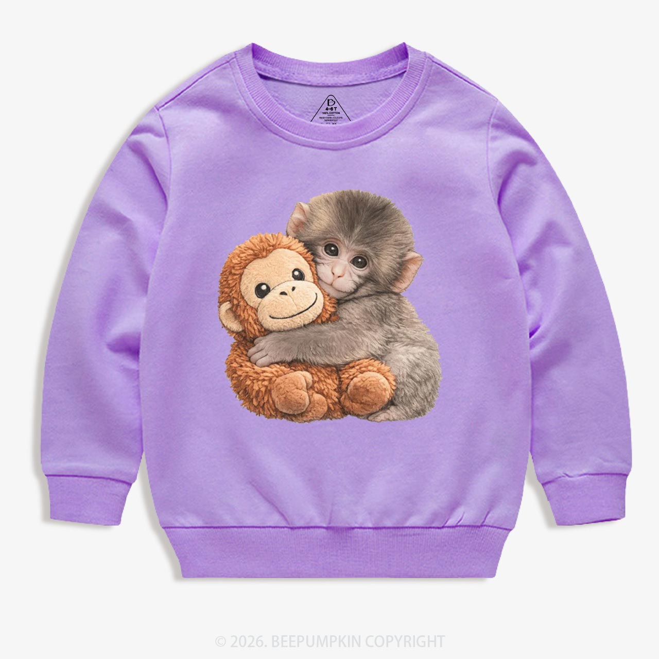Punch The Monkey Kid's Sweatshirt