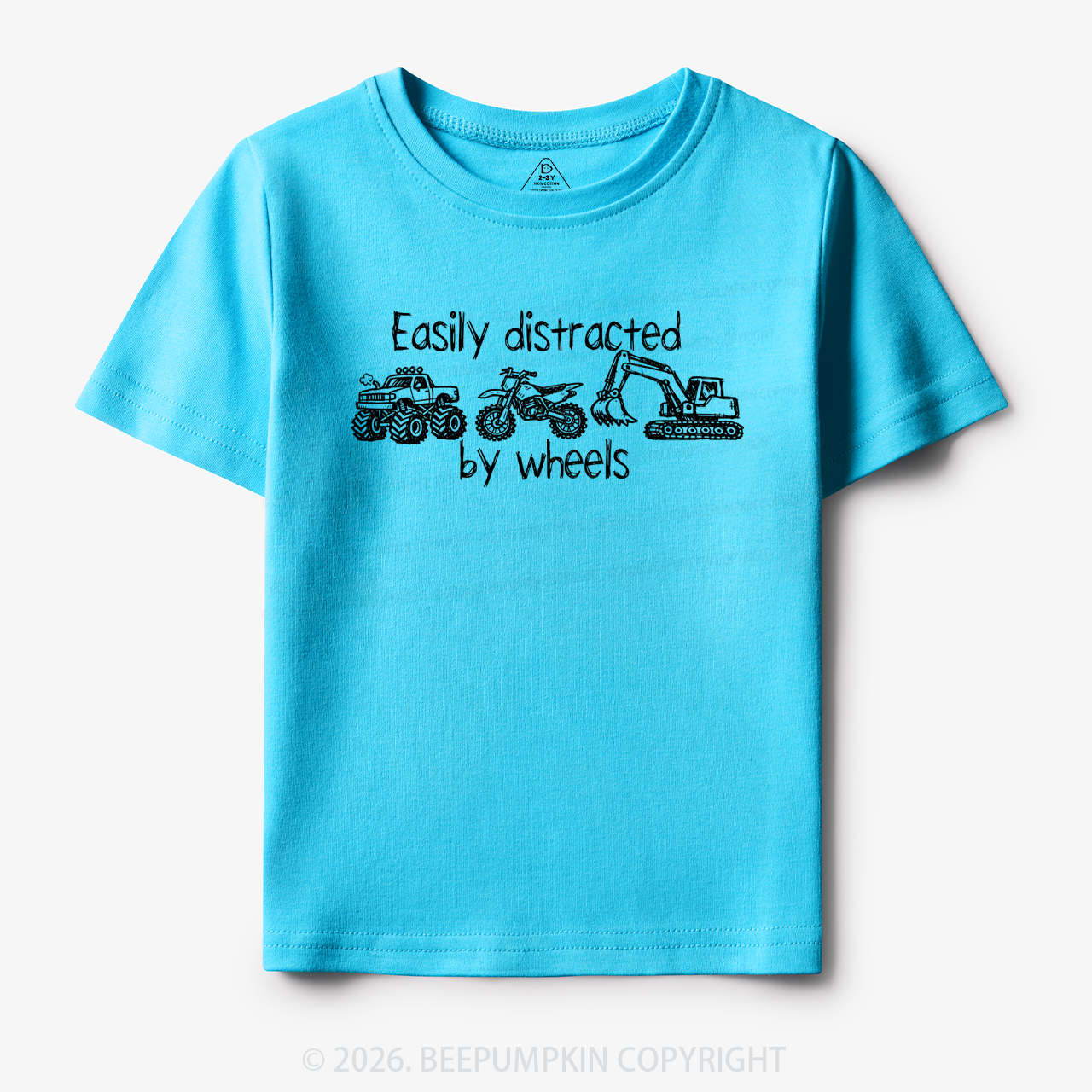 Monster Truck Tractor Toddler&Kid's Tees