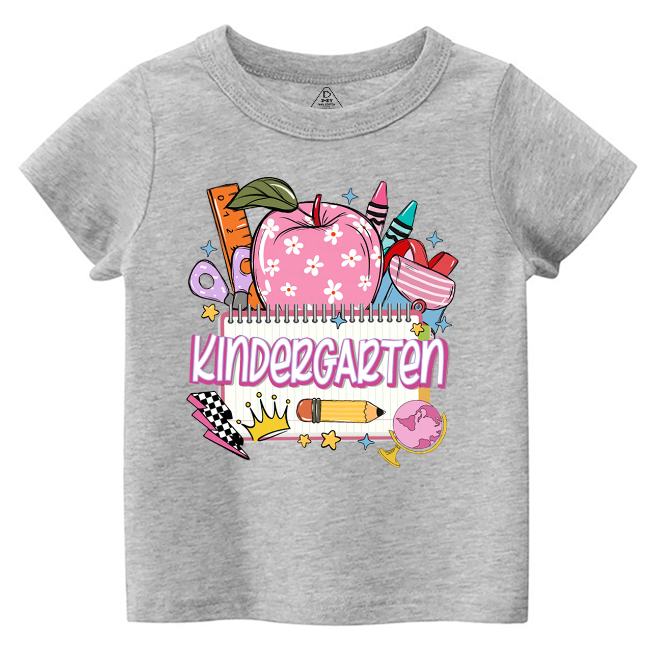 Personalized Retro Back To School Toddler&Kid's Tees Beepumpkin 
