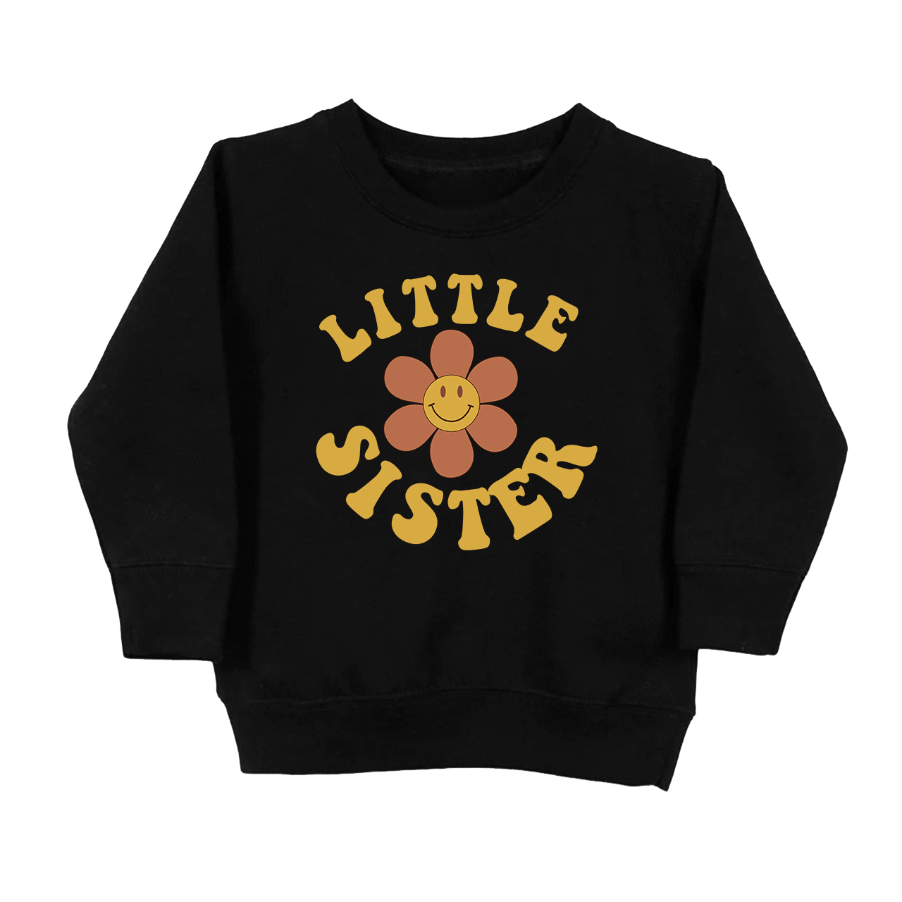 Personalized Big Sister Cute Vintage Toddler Sweatshirt