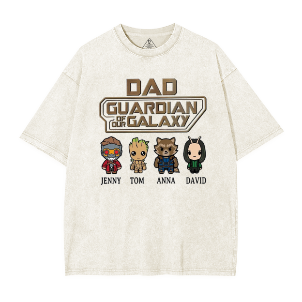 Personalized Guardian Of Our Galaxy SW Washed T-Shirts