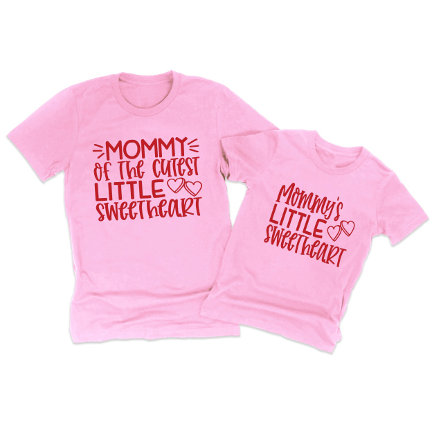 Mommy's Little Sweetheart Mom&Me Shirt