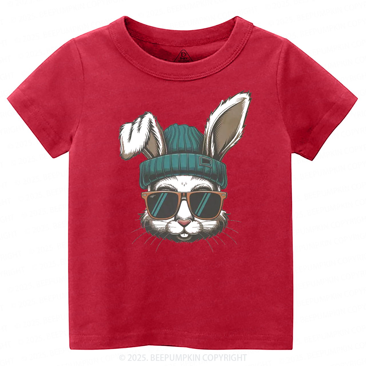 Hipster Bunny Toddler&Kid's Tees Beepumpkin