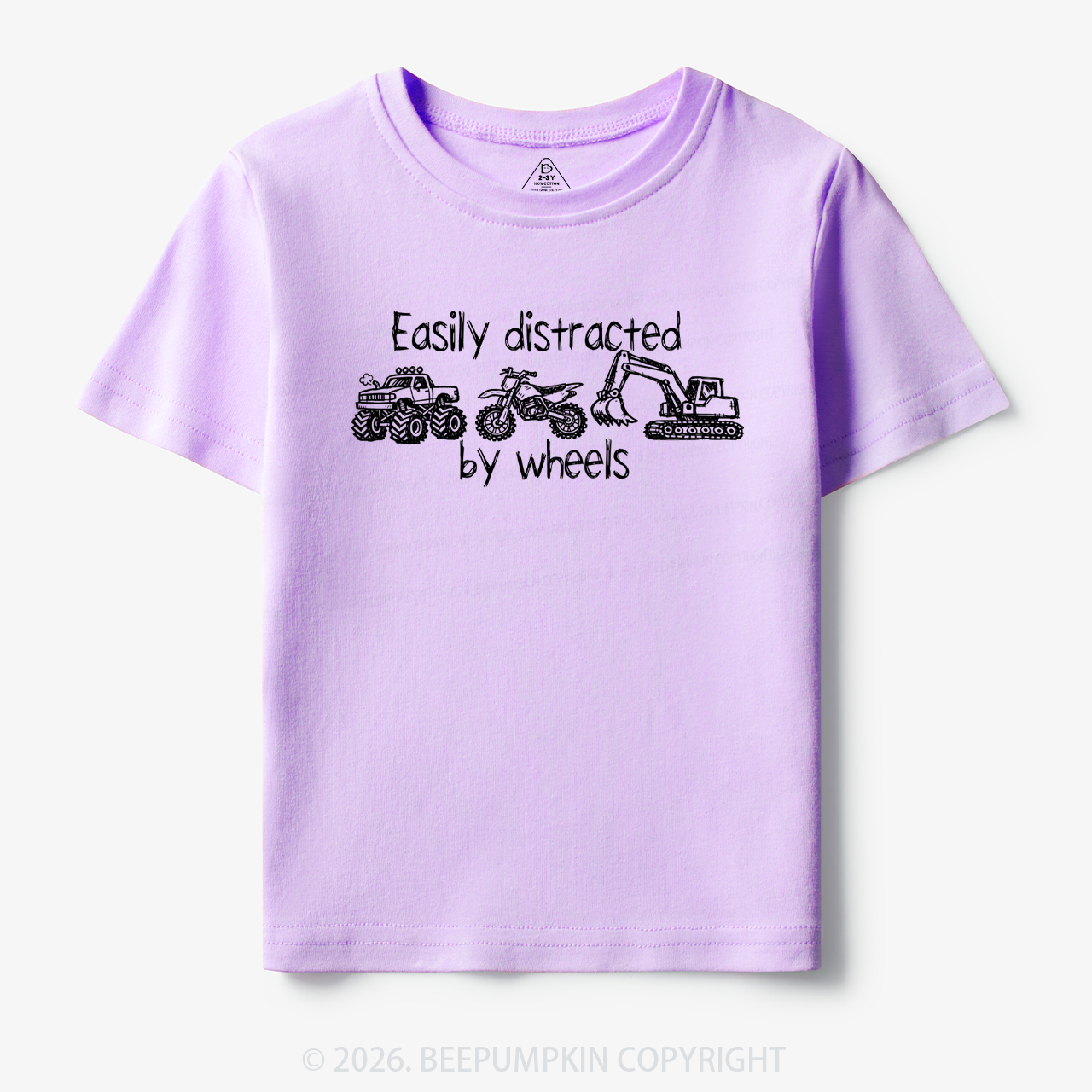 Monster Truck Tractor Toddler&Kid's Tees