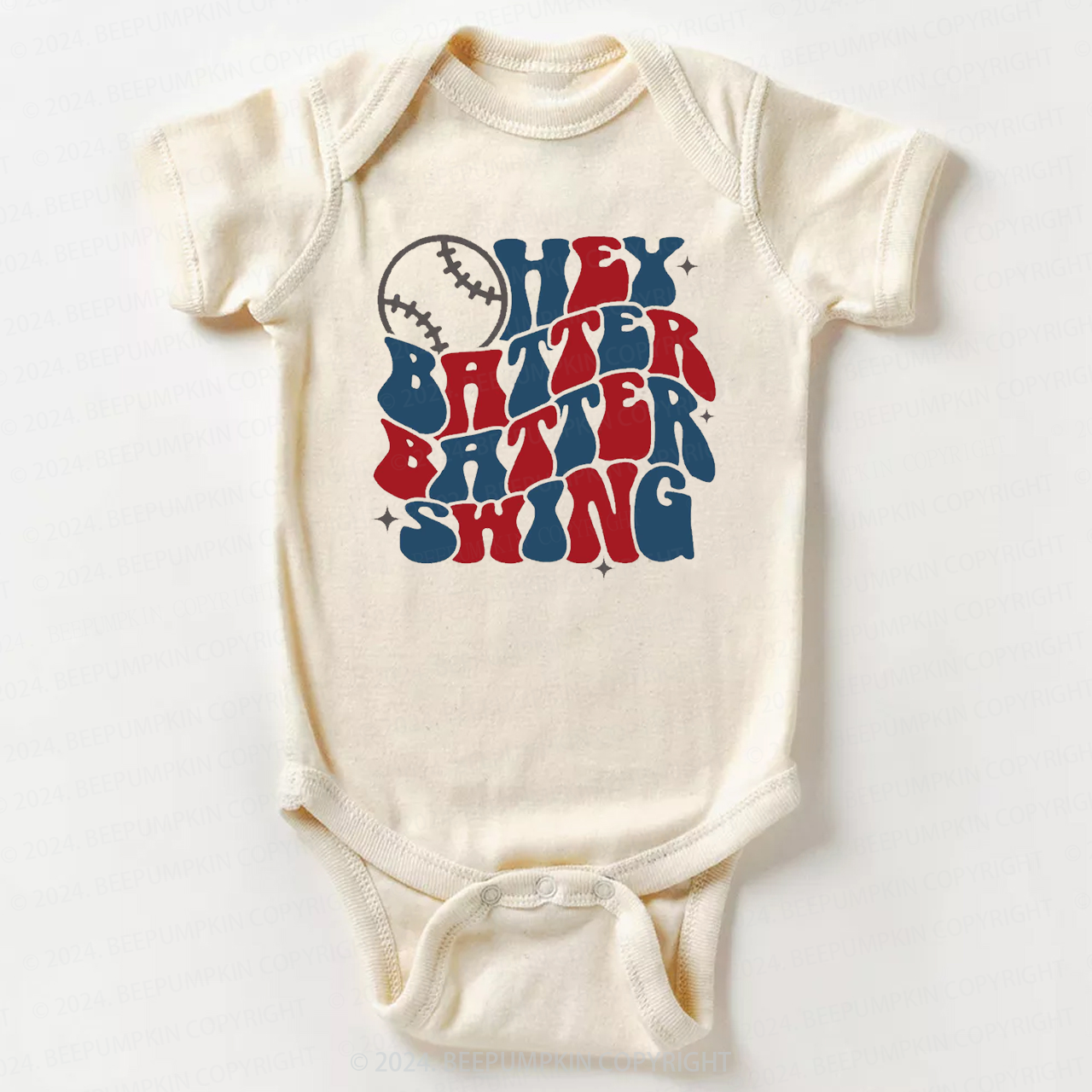 Sports Hey Batter Batter Swing Bodysuit For Baby 